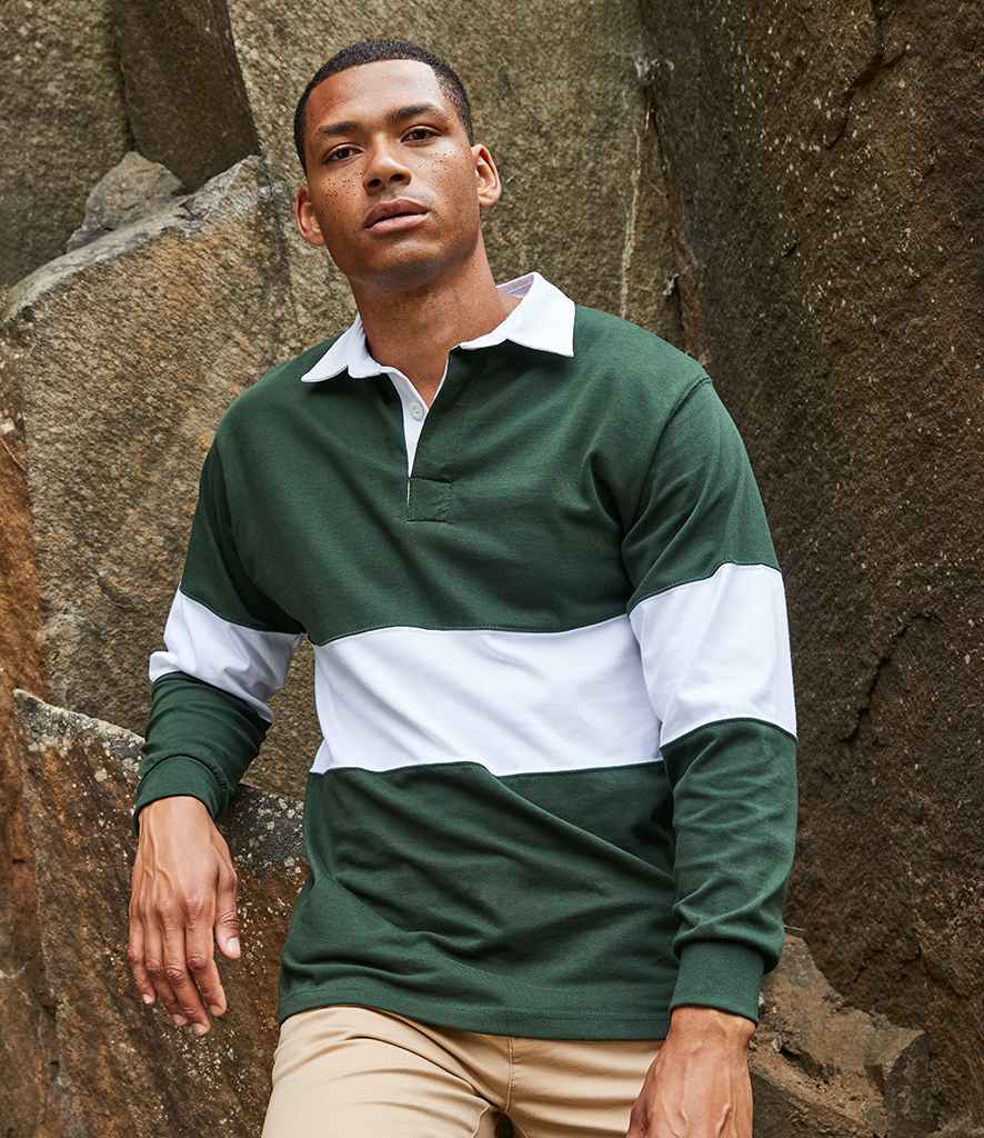 Front Row Panelled Rugby Shirt