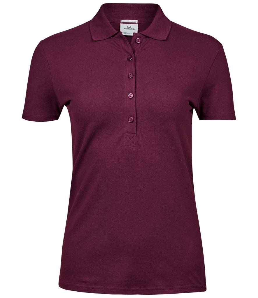 T145 Tee Jays Ladies Luxury Stretch Polo Shirt