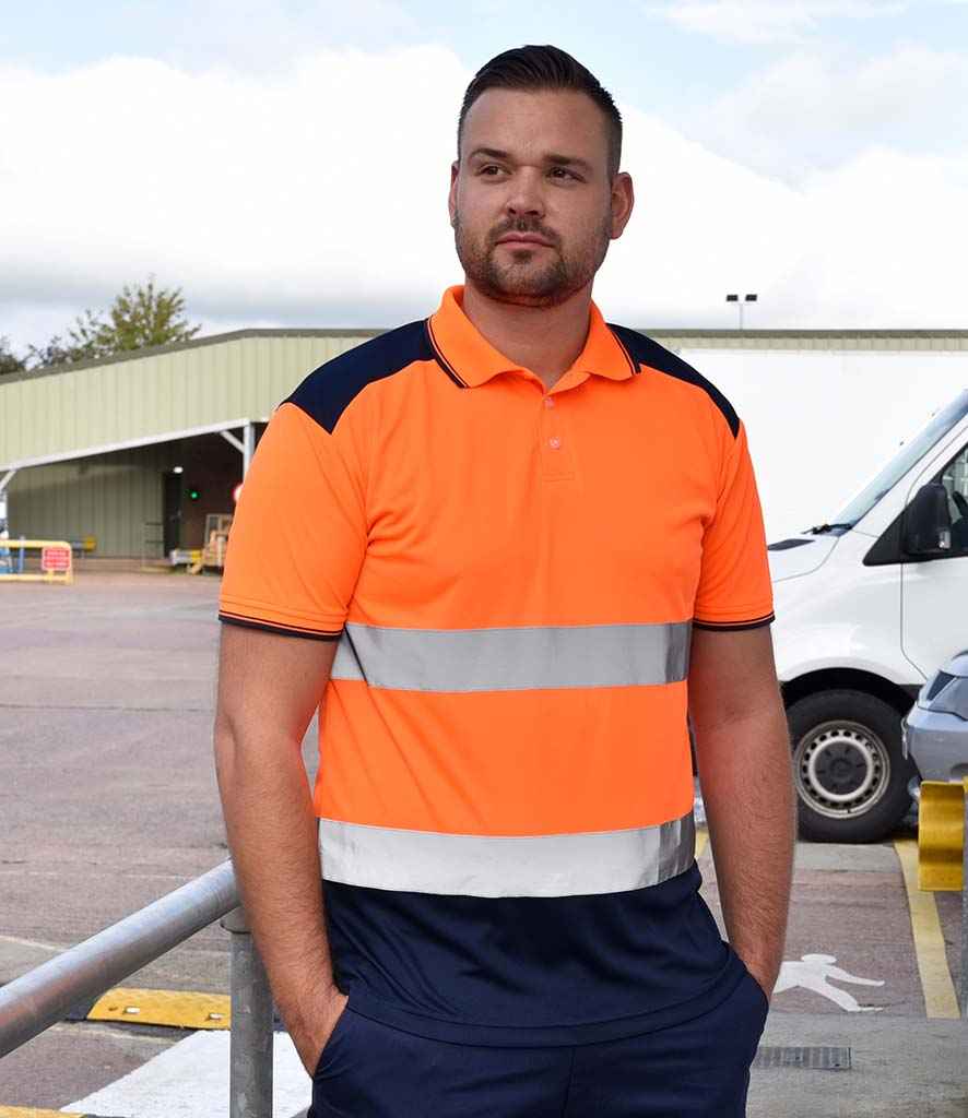 YK017 Orange/Navy Model