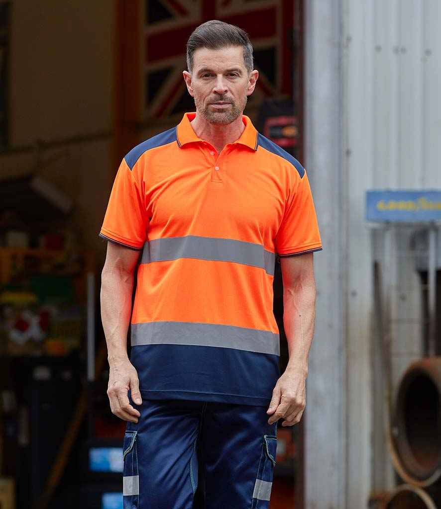 YK017 Orange/Navy Model