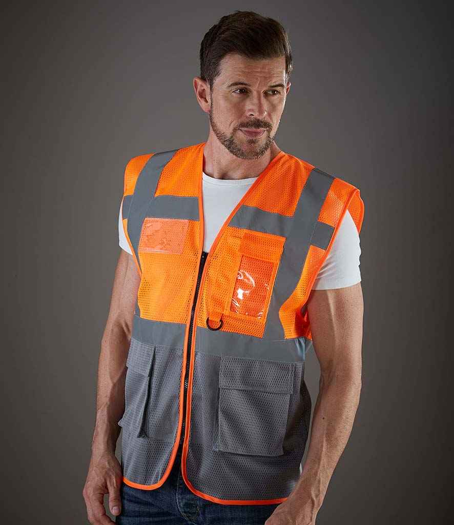 YK107 Orange/Grey Model