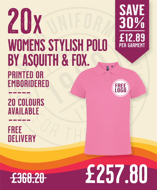 20 x Women's Stylish Polos by Asquith & Fox