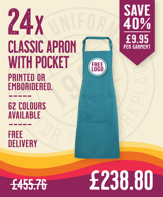 24 x Classic Aprons by Premier