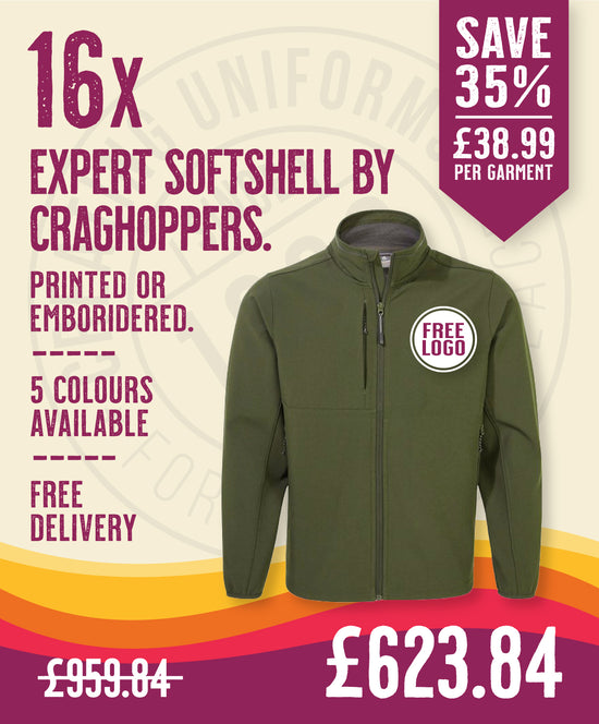 16 x Expert Softshell's by Craghoppers