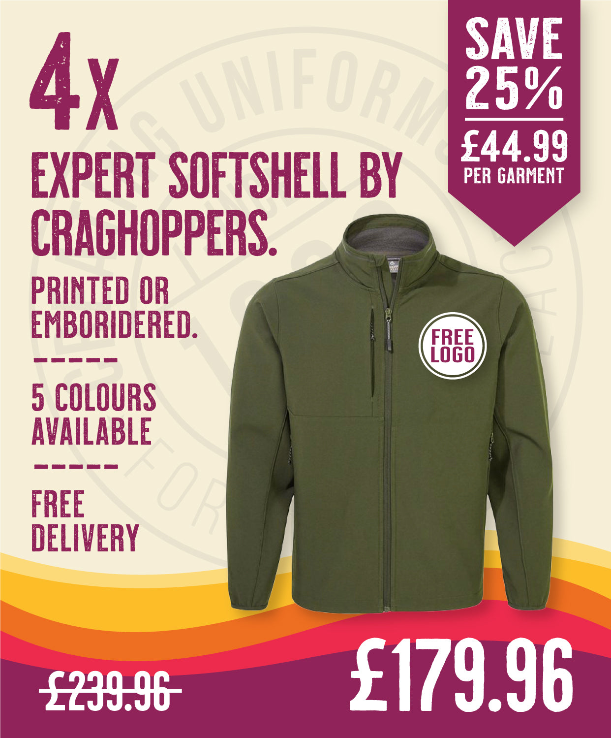 4 x Expert Softshell's by Craghoppers