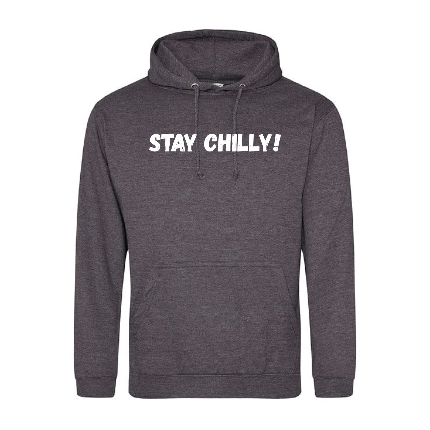 IBH Stay Chilly! Hoodie - White Print (£46.40 inc VAT)