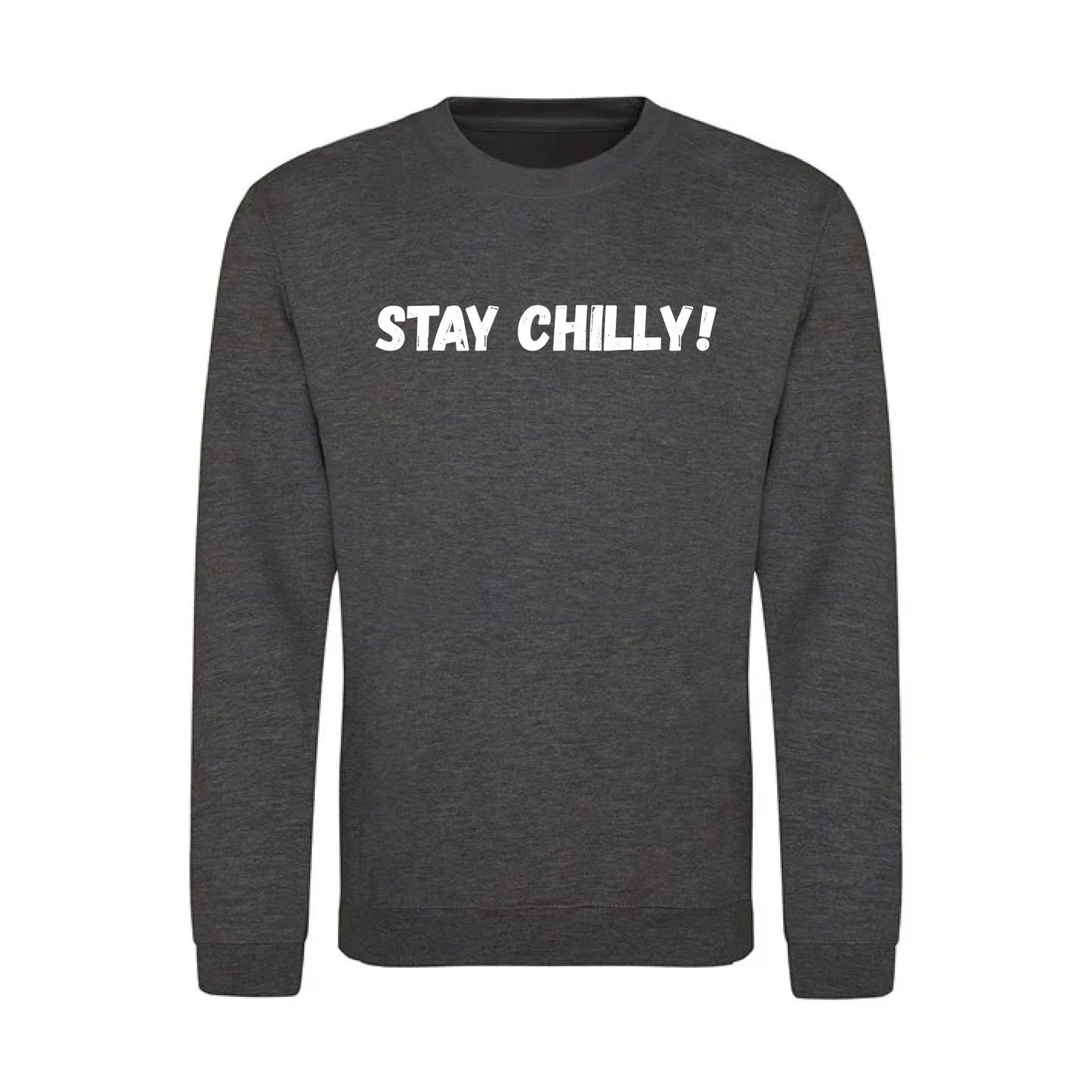 IBH Stay Chilly! Sweatshirt - White Print (£41.40 inc VAT)