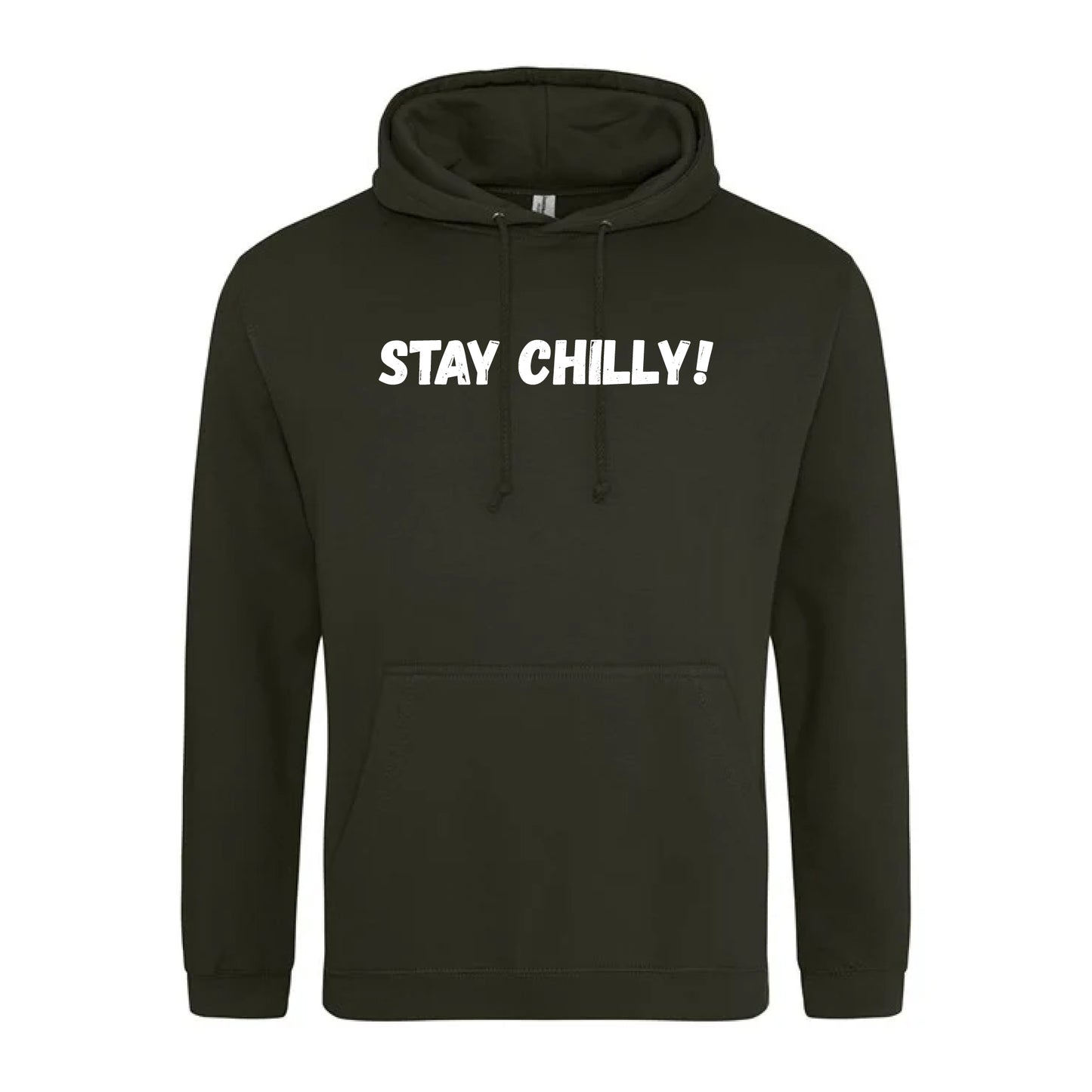 IBH Stay Chilly! Hoodie - White Print (£46.40 inc VAT)