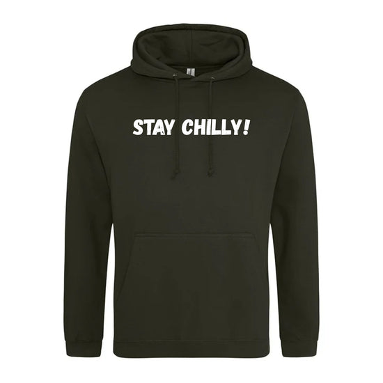IBH Stay Chilly! Hoodie - White Print (£46.40 inc VAT)