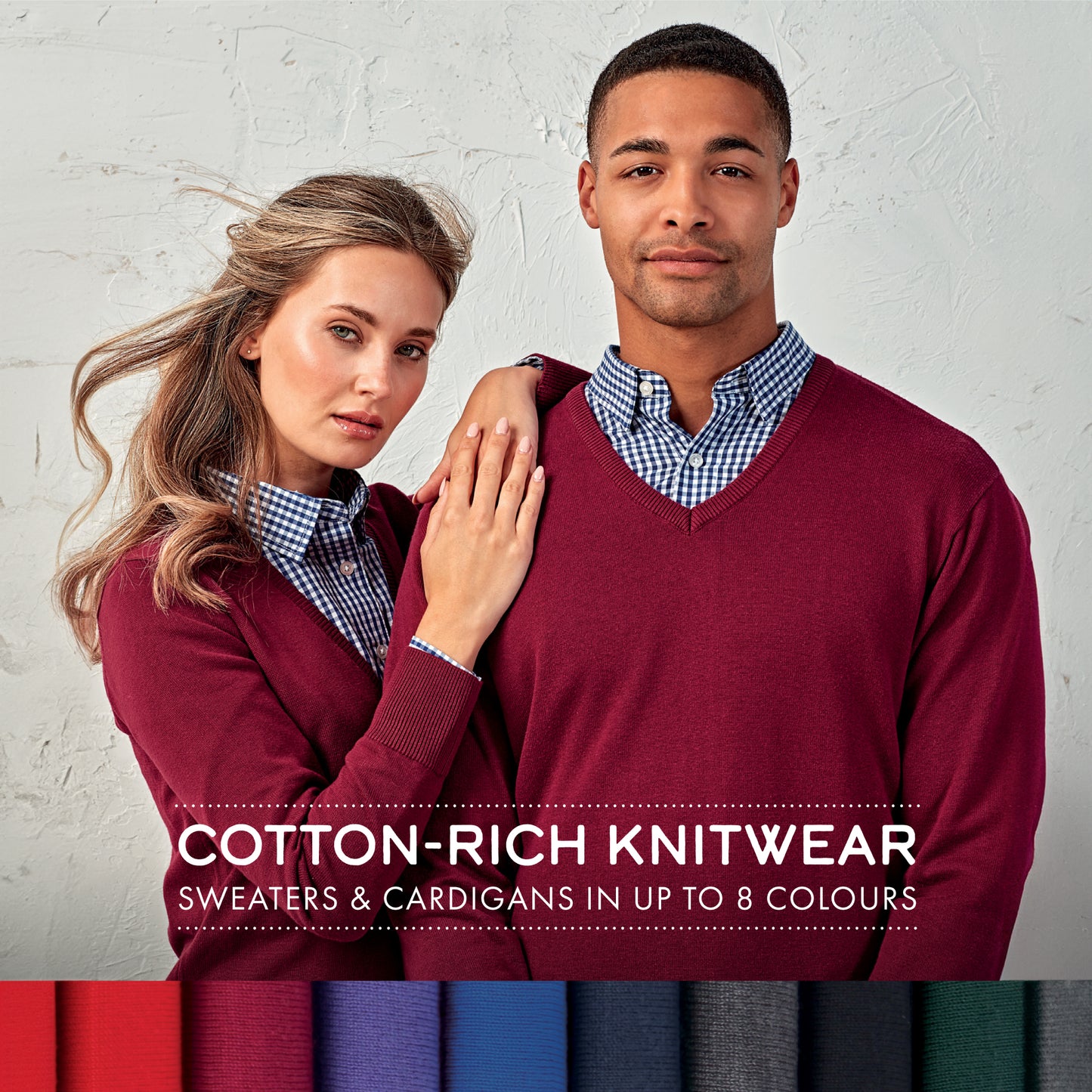 Premium Premier knitwear clothing by Print Press, featuring high-quality embroidery and finishes produced in our print lab.
