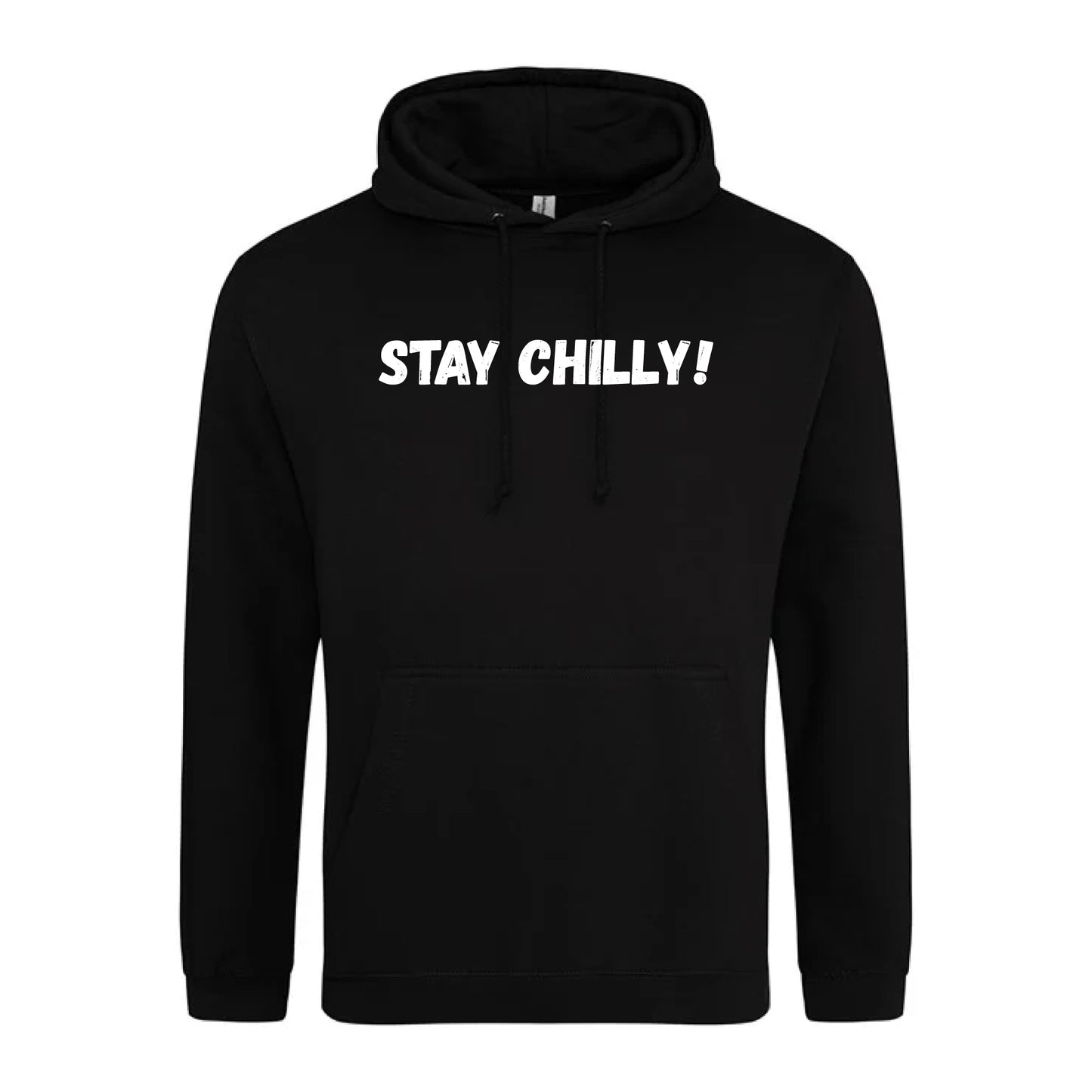IBH Stay Chilly! Hoodie - White Print (£46.40 inc VAT)