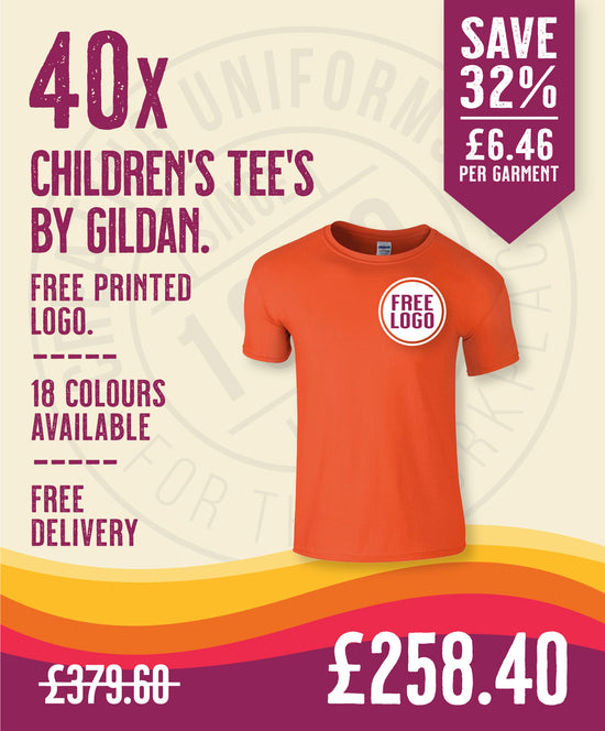 40 x Children's Tee's by Gildan