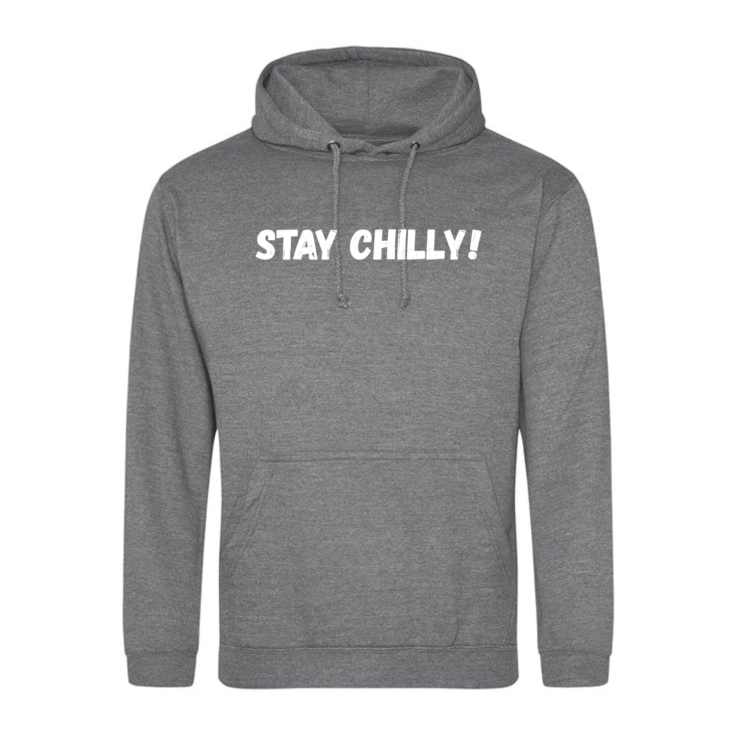 IBH Stay Chilly! Hoodie - White Print (£46.40 inc VAT)