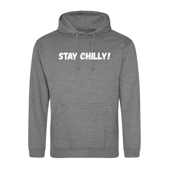 IBH Stay Chilly! Hoodie - White Print (£46.40 inc VAT)