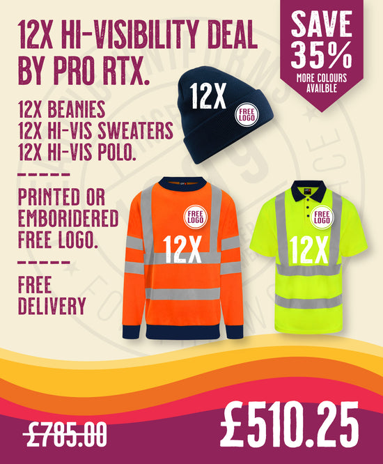 12x Hi-Vis Sweater Deal By Pro RTX