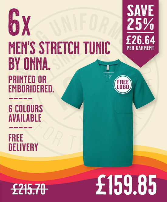 6x Mens Tunics by Onna