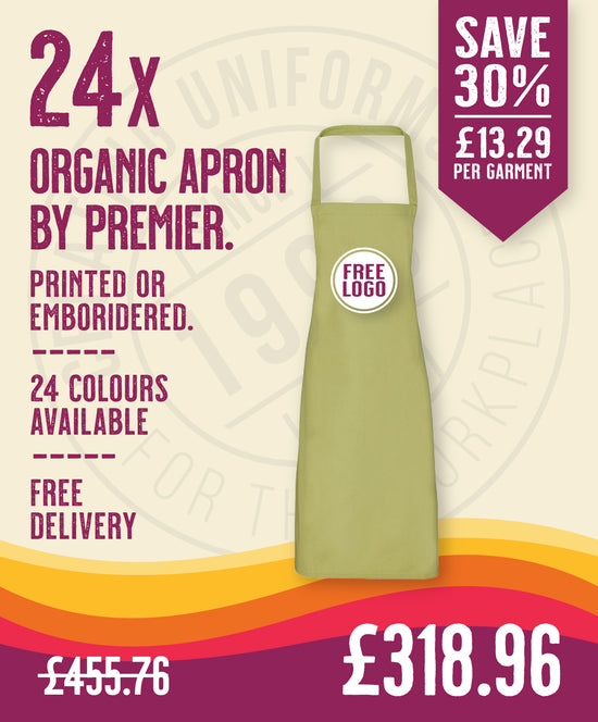 24 x Organic Apron By Premier