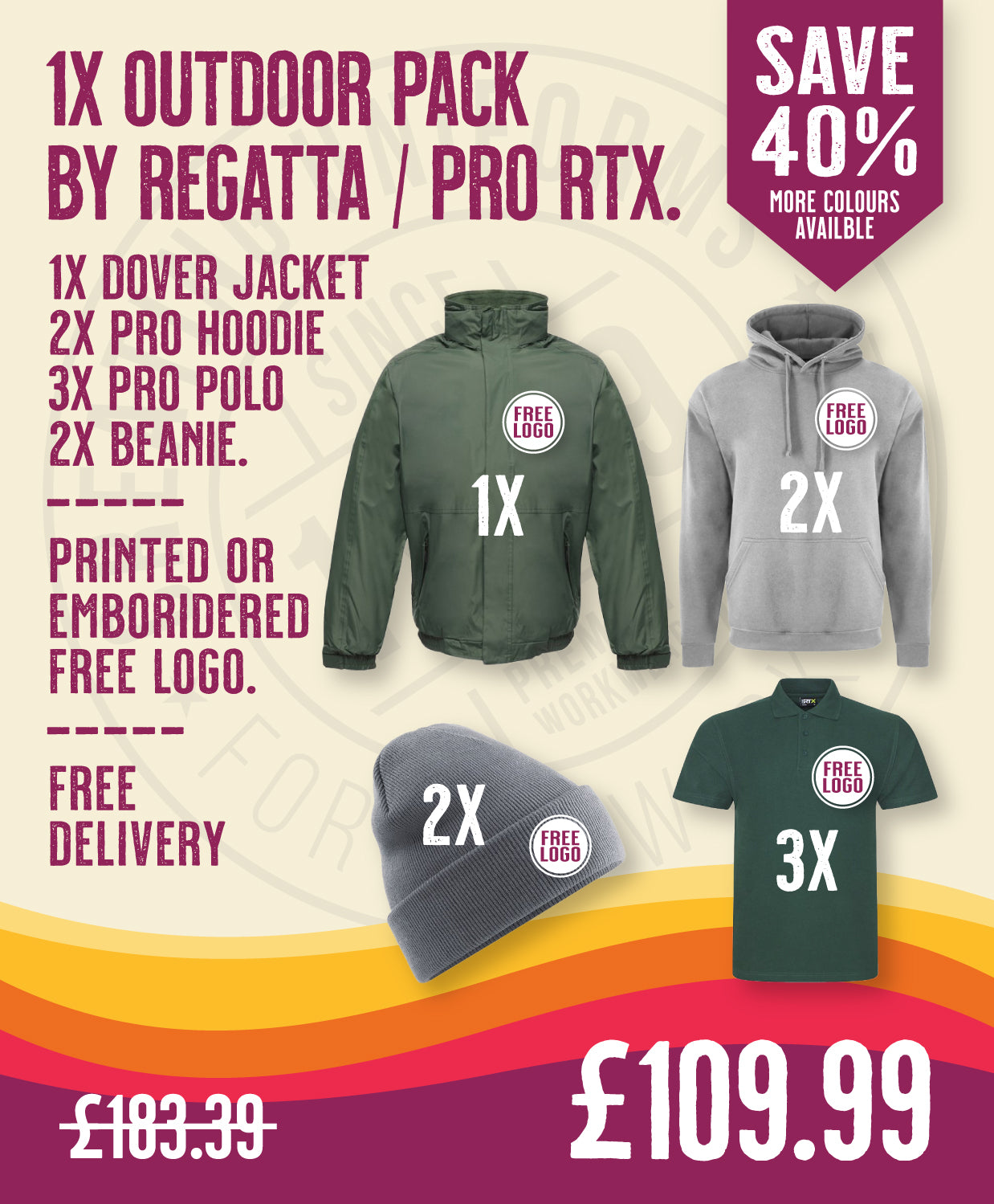 1x Outdoor Pack by Regatta / Pro RTX