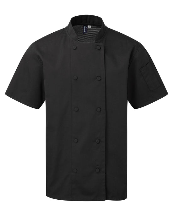 6 x Cooling Short Sleeve Chef Jackets by Premier
