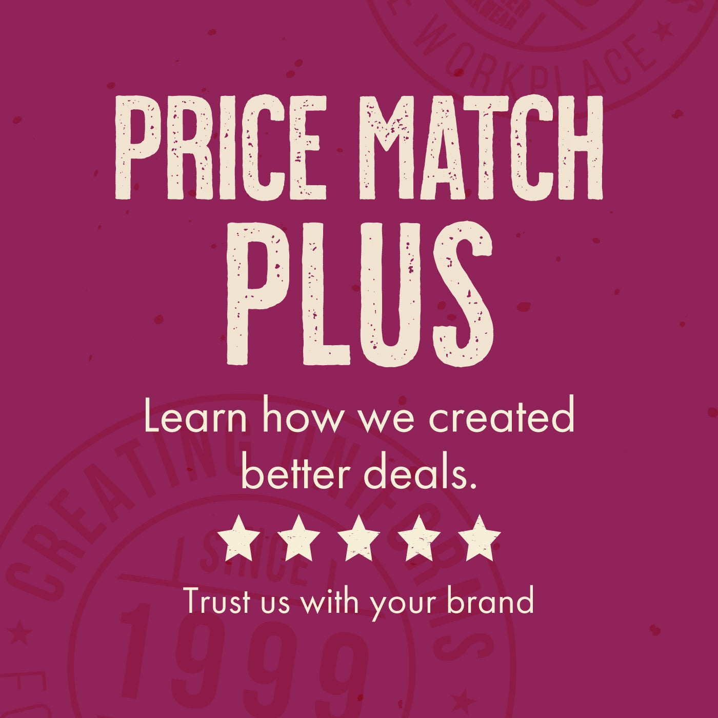 Print Press Price Match Plus deal on beanie clothing with "have something free" offer, featuring premium embroidery from our specialist print lab.