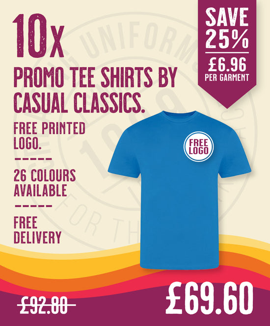 10 x Promo Tees by Casual Classics