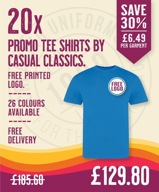 20 x Promo Tees by Casual Classics