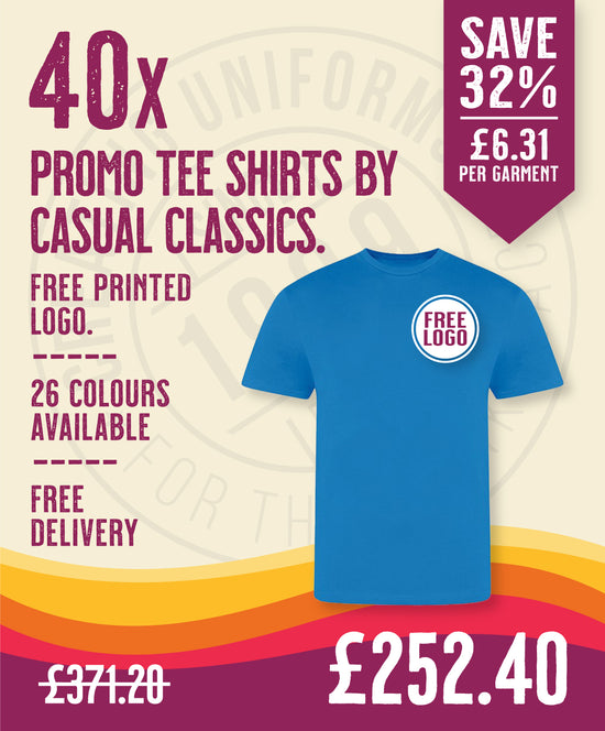 40 x Promo Tees by Casual Classics