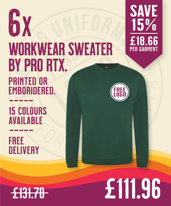 6 x Workwear Sweaters by Pro RTX