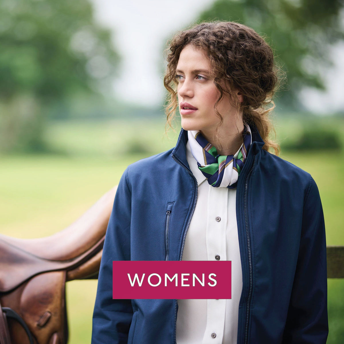 A woman wearing premium women's workwear and country clothing from Print Press, highlighting precision embroidery and custom finishes from our in-house print lab.