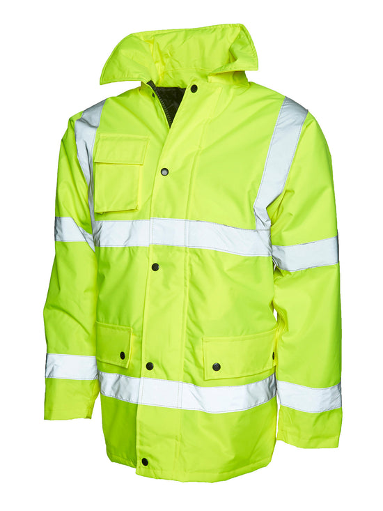 4 x Hi-Vis Safety Jackets By Uneek