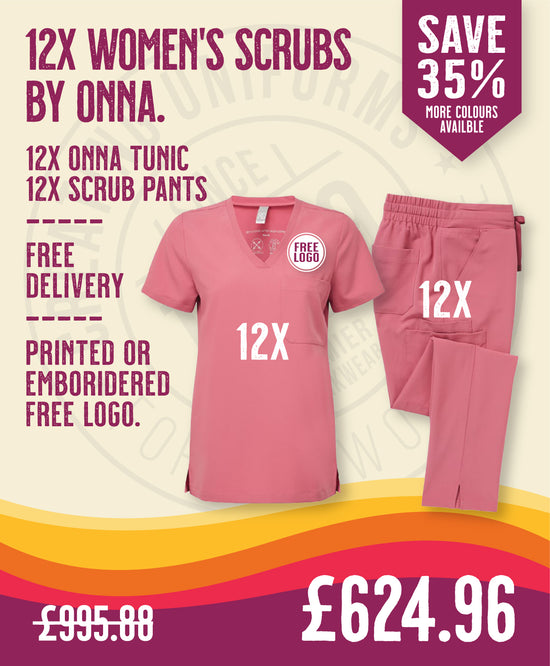 12x Women's Scrubs Deal by Onna