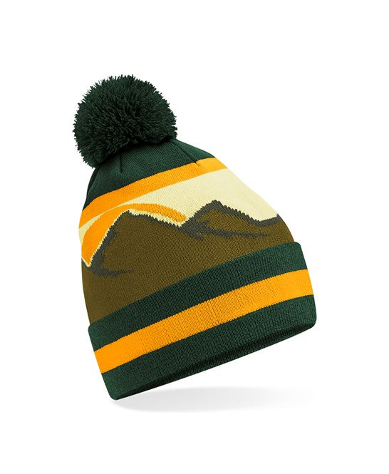 36 x Mountain Peaks Pom Pom Beanie