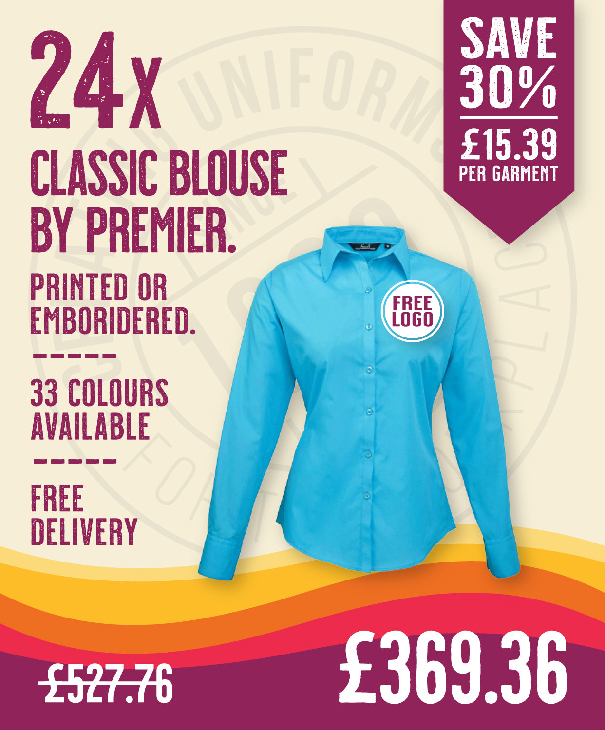 24 x Classic Blouse By Premier