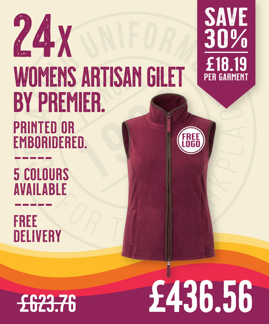 24 x Womens Artisan Gilets by Premier