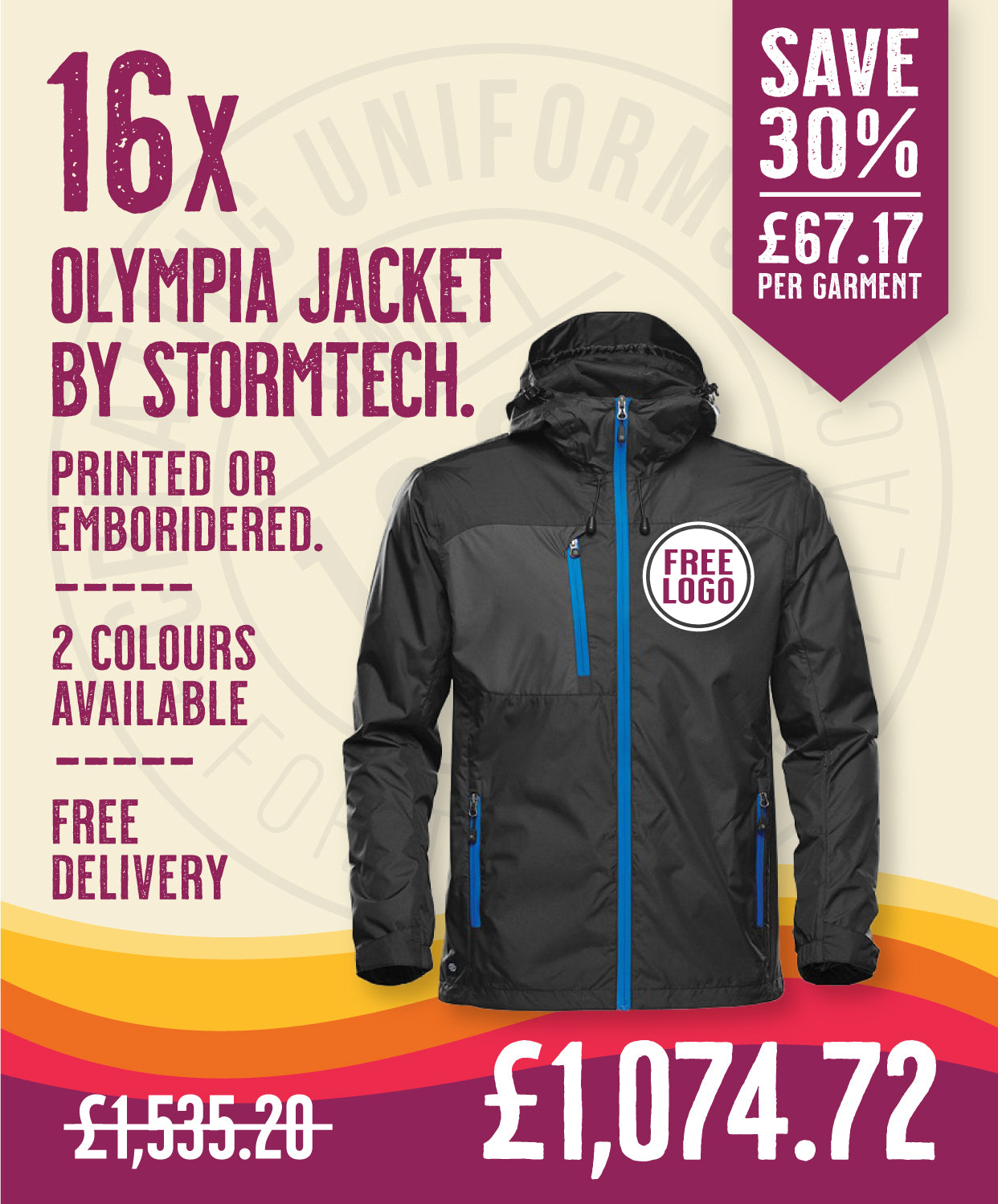 16 x Olympia Jackets by Stormtech