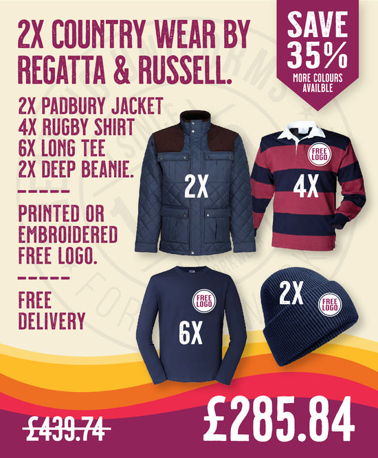 2x Country Wear by Regatta & Russell