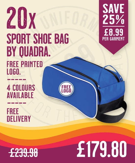 20 x Sports Shoe Bag by Quadra