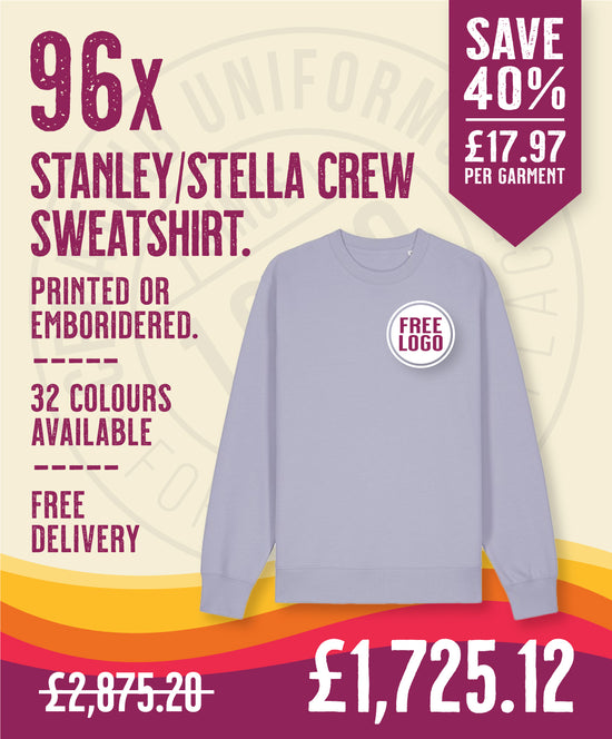 96 x Stanley/Stella Crew Sweatshirts