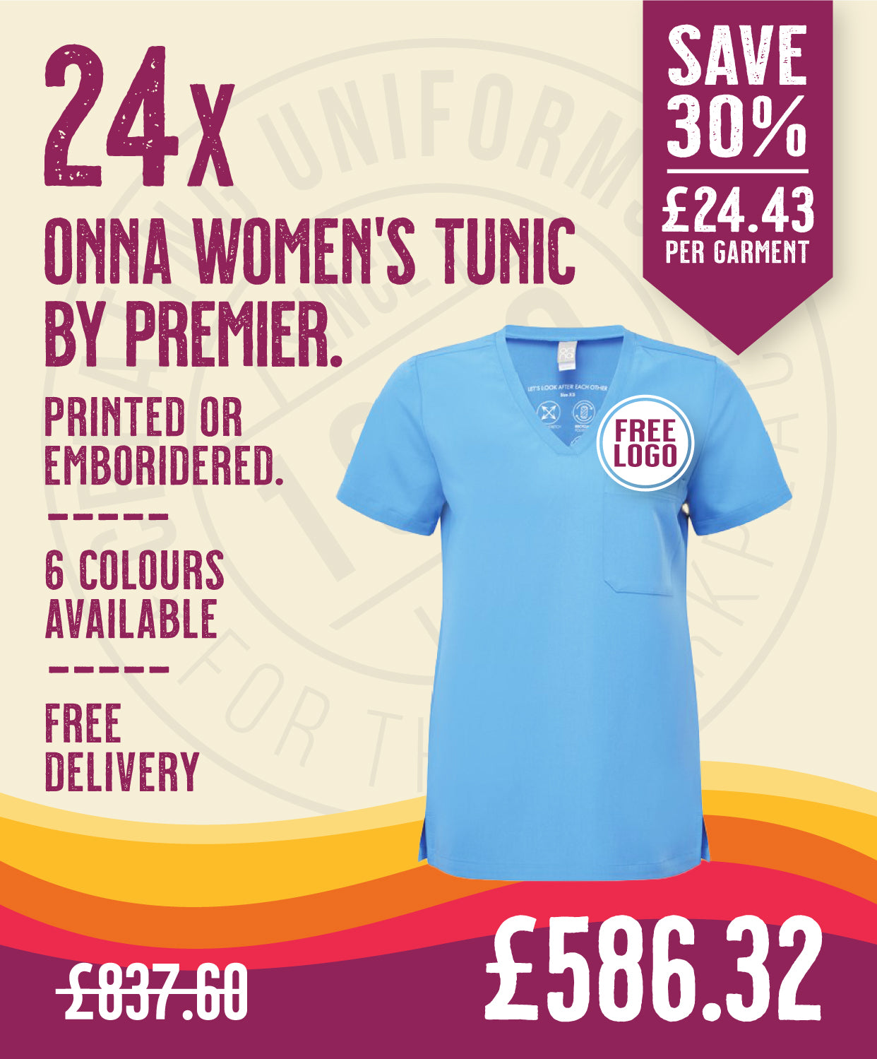 24x Womens Tunics by Premier