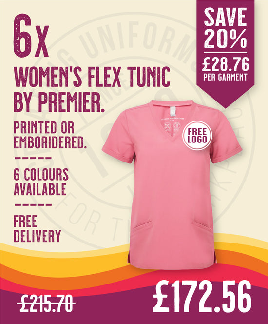 6x Womens Flex Tunics by Premier