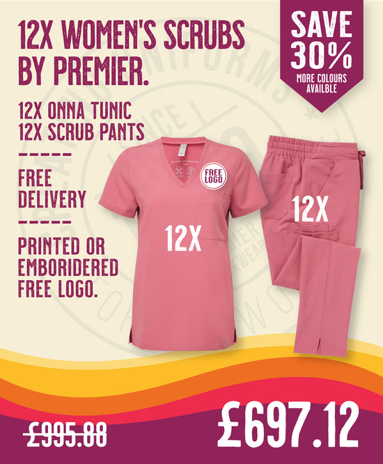 12x Women's Scrubs Deal by Premier