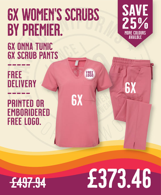 6x Women's Scrubs Deal by Premier