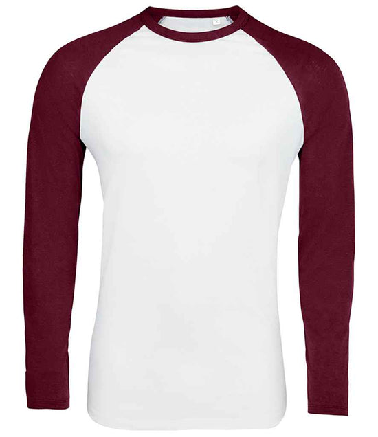 02942 White/Burgundy Front