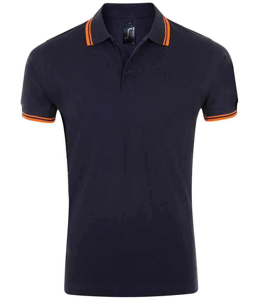 10577 French Navy/Neon Orange Front