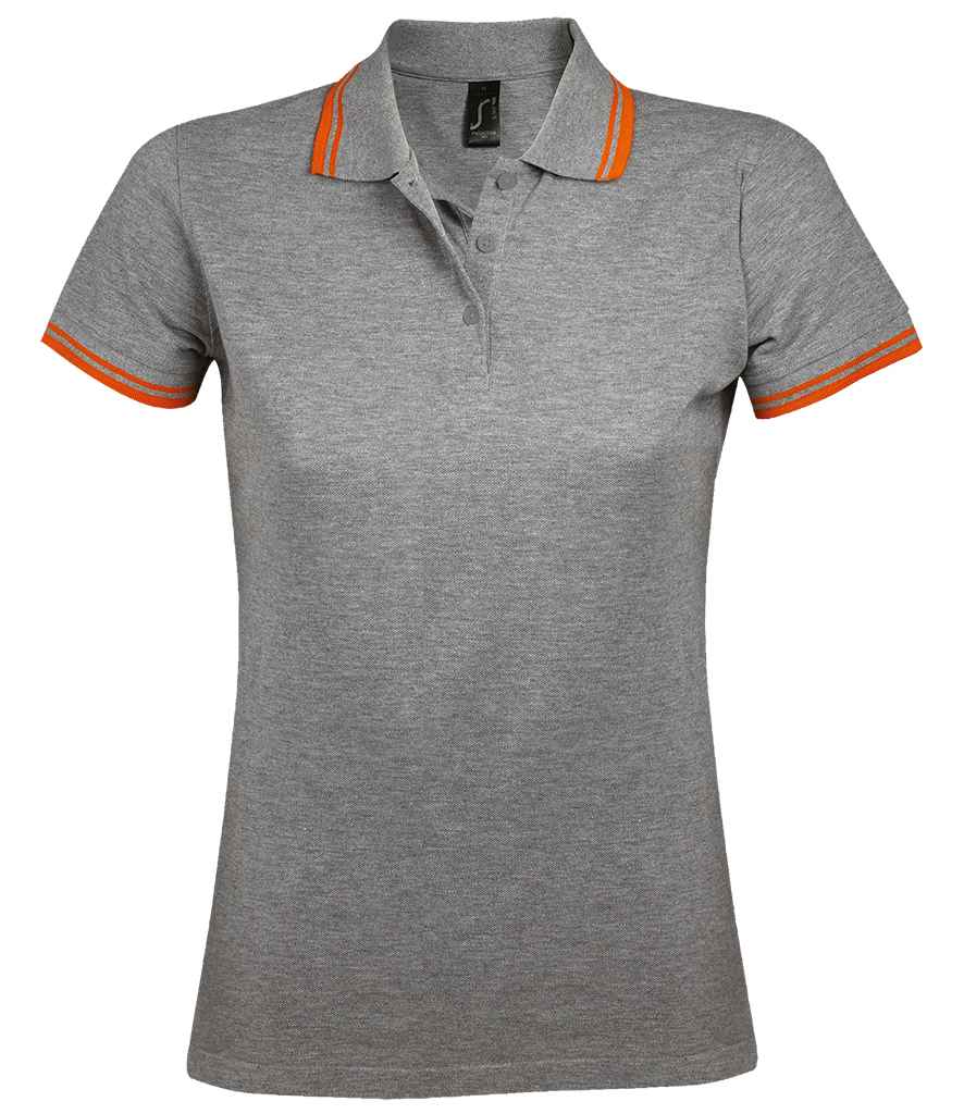 10578 Grey Marl/Orange Front