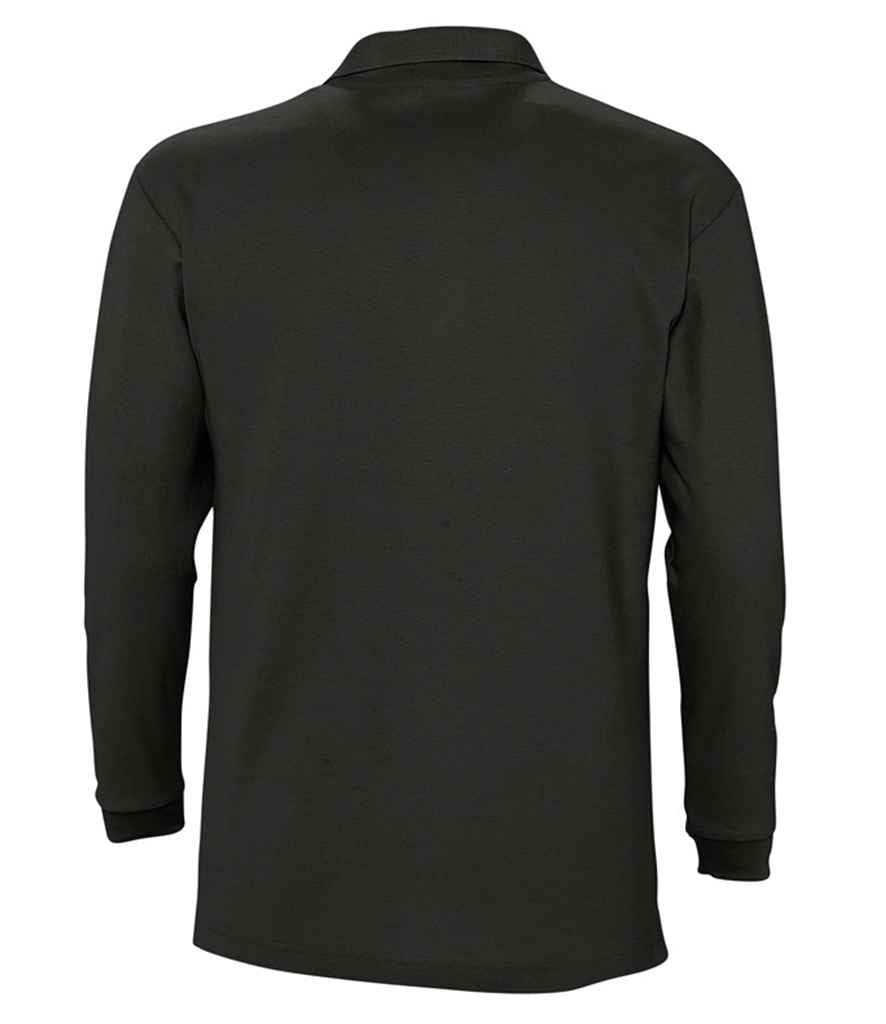 SOL'S Winter II Long Sleeve Cotton Piqué Polo Shirt –