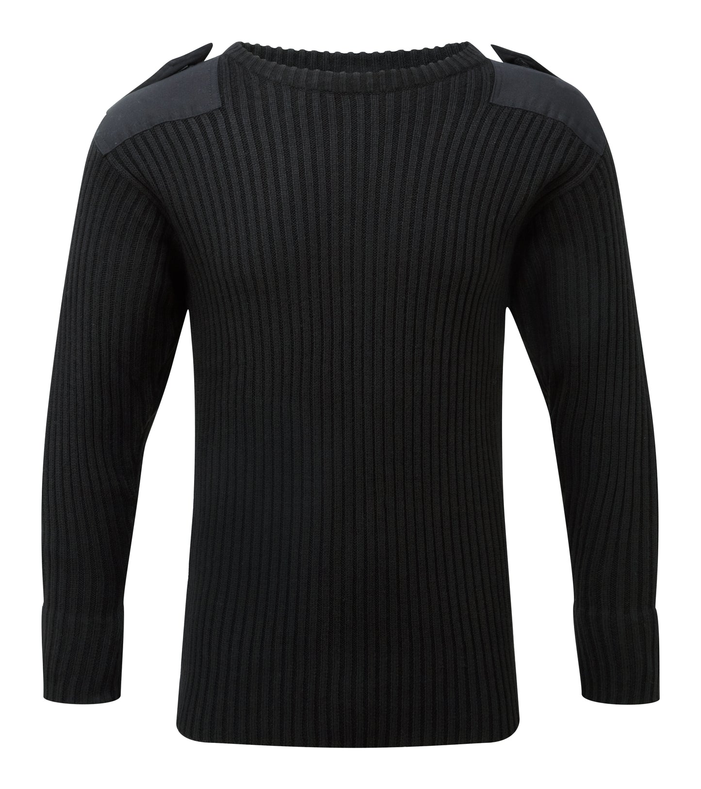 Fort Crew Neck Combat Jumper - BLACK