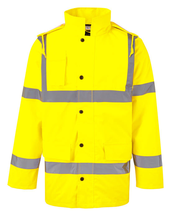 Hi Vis Motorway Jacket - YELLOW