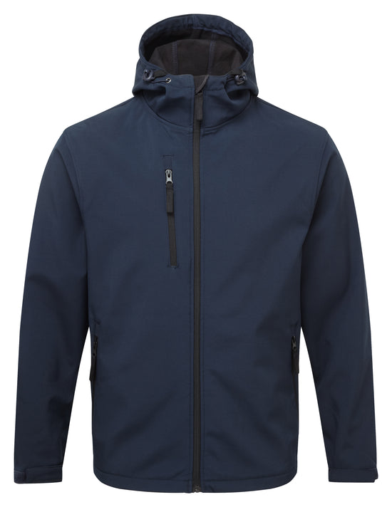 Fort Holkham Hooded Softshell Jacket - NAVY BLUE