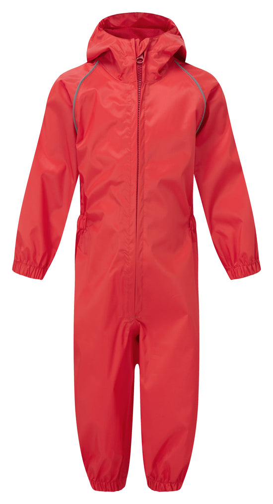 Fort Splashaway Childs Rainsuit - RED